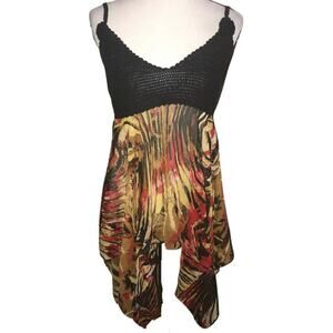 Kaelyn-Max Multicolor Abstract Pullover Top Size Medium